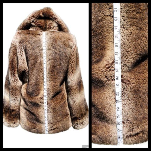 Hugo Buscati Hooded Faux Fur Coat - Picture 9 of 16